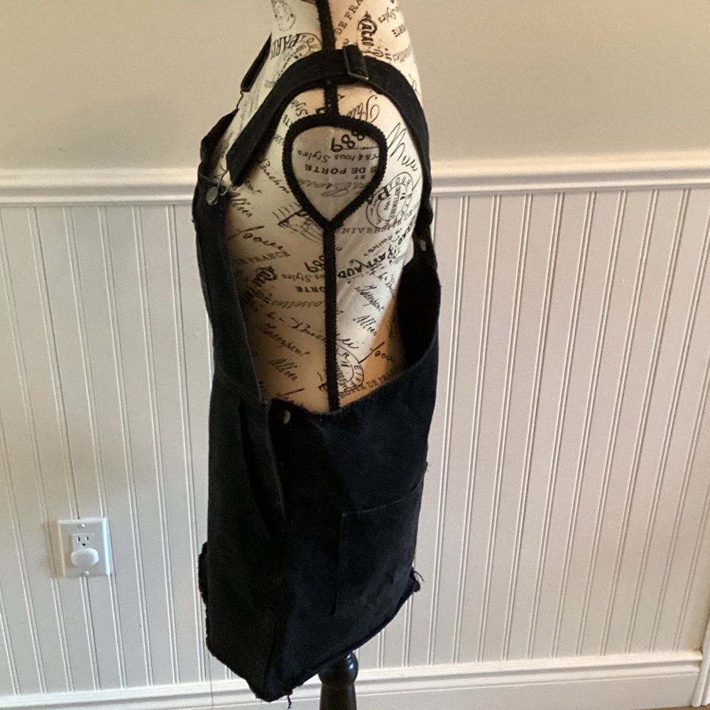 Bershka Black Denim Dress - Picture 4 of 6